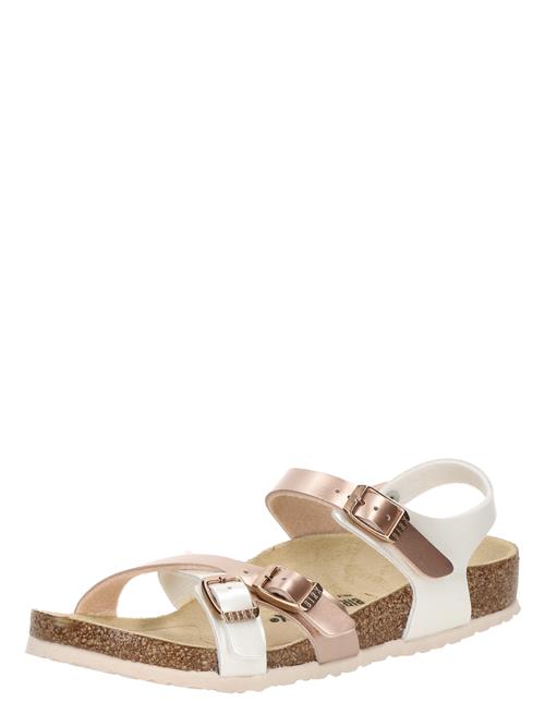 Se BIRKENSTOCK Sandaler 'Kumba'  guld / hvid ved About You
