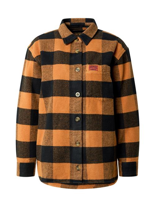Superdry Overgangsjakke  brun / sort