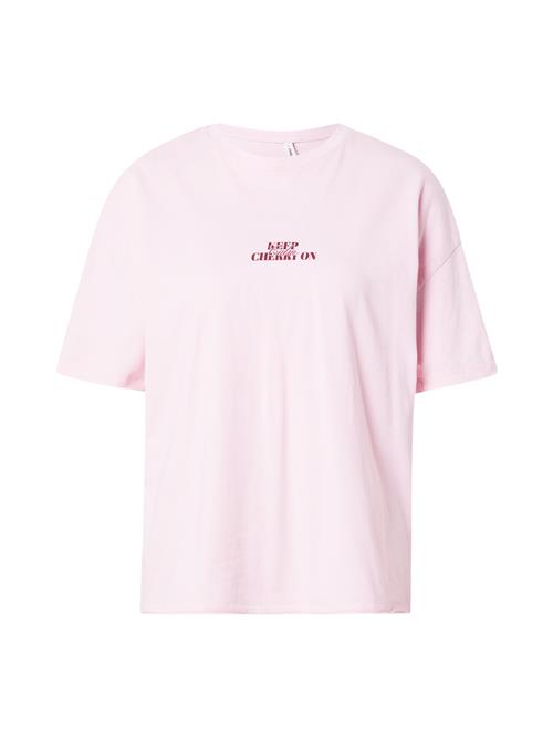ONLY Shirts 'ONLKINNA'  lyserød / vinrød