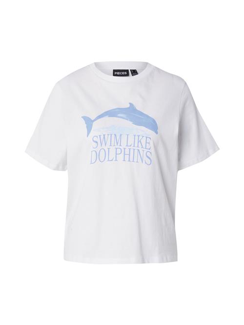 PIECES Shirts 'PCBANDA'  opal / lyseblå / hvid