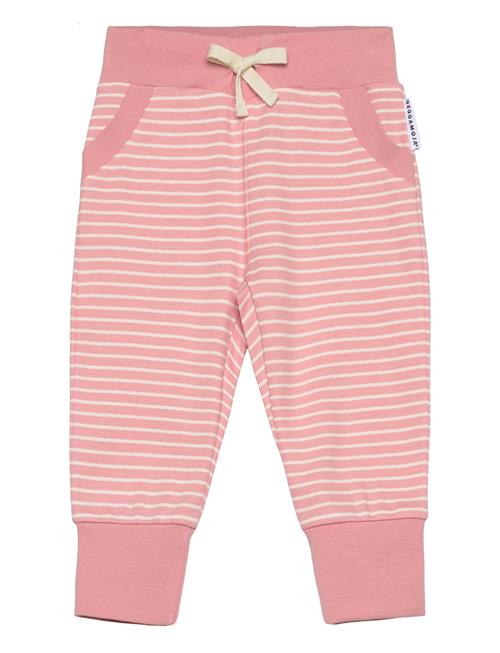 Longpants Pink/Offwhite 06 74/80 Geggamoja Pink