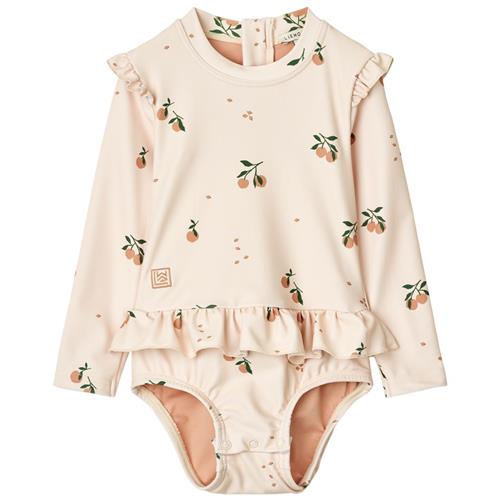 Liewood Sille Badedragt Peach/Seashell 68 cm  Creme  68 cm  kvinde