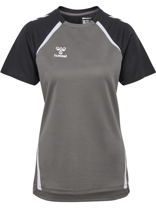 Hummel Funktionsbluse 'Lead 2.0'  grå / mørkegrå / hvid
