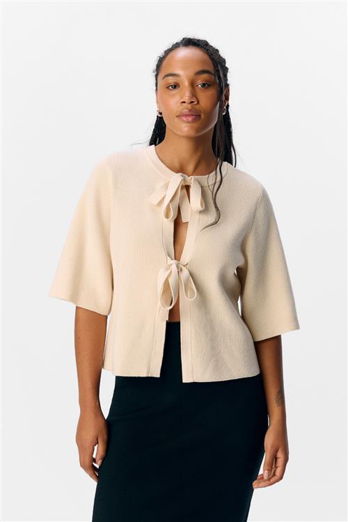 Julla Parvi 2/4 Strikcardigan - Sandskal - S - Object
