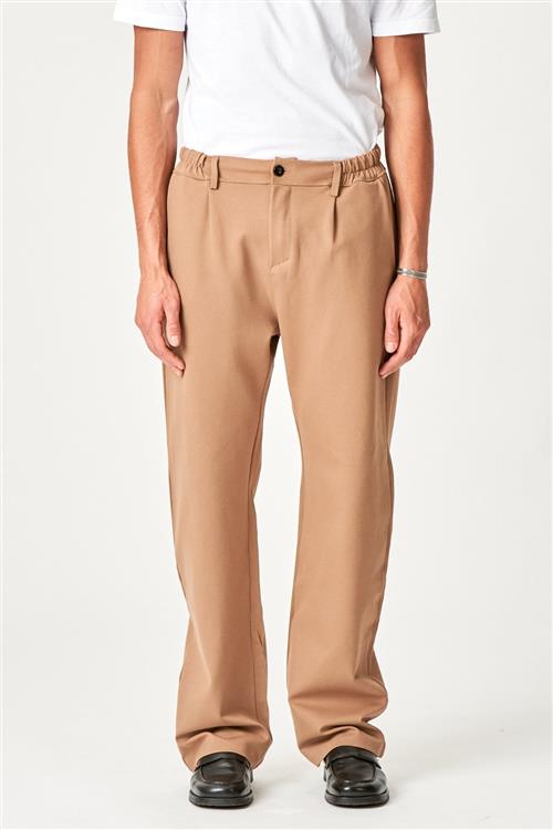 Performance Pants Loose - Khaki - S/34 - Bukser med stretch - TeeShoppen