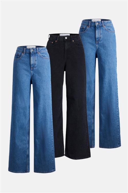 3 stk. Originale Performance Wide Jeans - Pakketilbud - Default Title - TeeShoppen