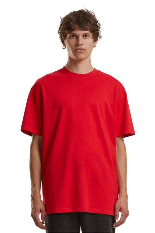 Heavy Oversized T-shirt - City Red - S - TeeShoppen