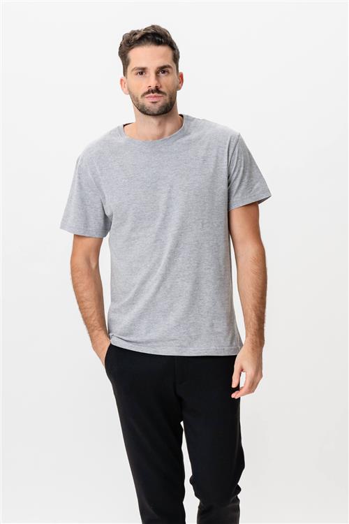 Basic Joy T-shirt - Oxford Grå - 2XL - TeeShoppen