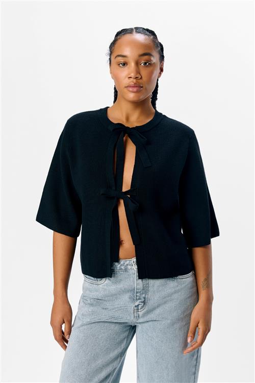 Julla Parvi 2/4 Strik Cardigan - Sort - XS - Object