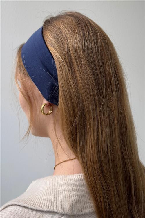 Yoga Hovedbånd - Navy - One-Size - TeeShoppen