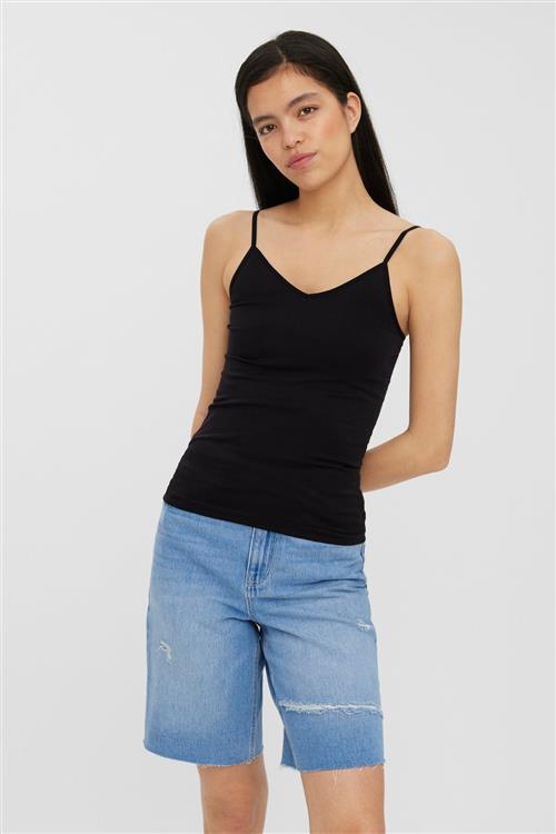 Jackie Seamless Top - Sort - S/M - Vero Moda