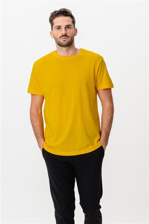 Basic Joy T-shirt - Gul - XS - TeeShoppen