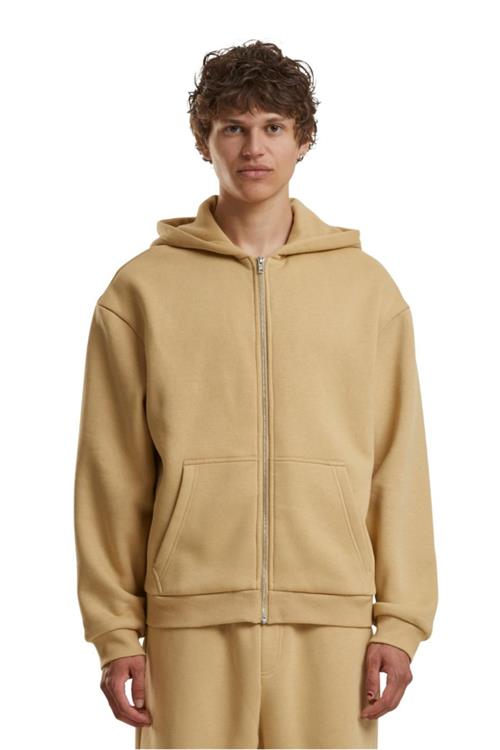 Everyday Zip Hoodie - Union Beige - 4XL - TeeShoppen