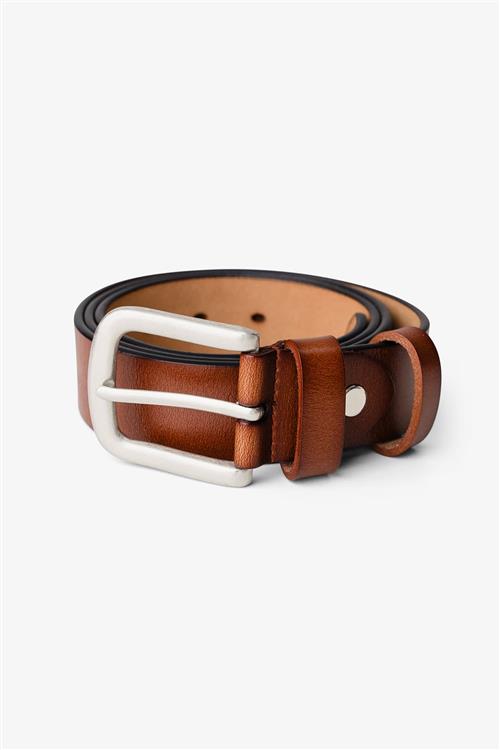 Walton Læderbælte - Brun - 90-cm - TeeShoppen