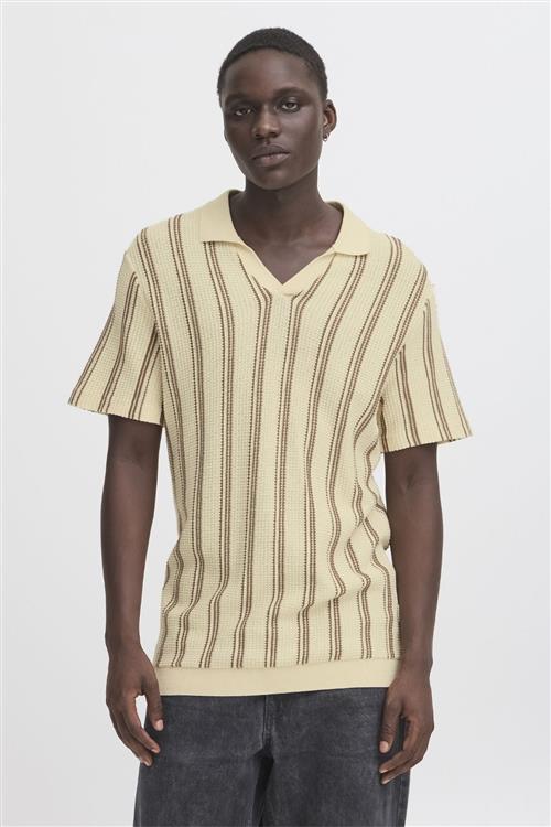Stripet Pullover - Sand - 2XL - TeeShoppen