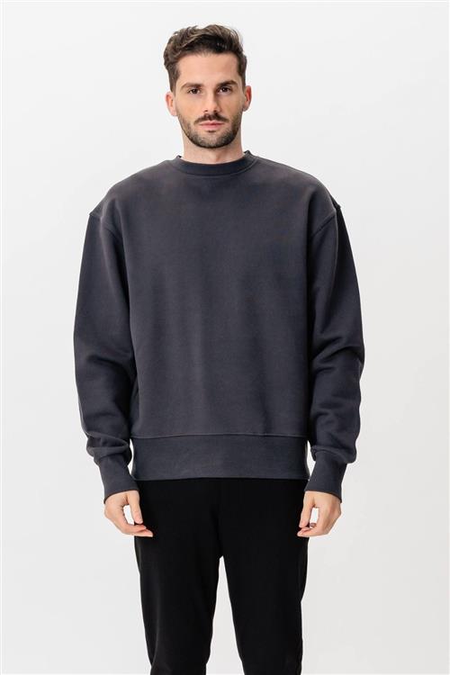 Heavy Crewneck - Mørkegrå - 2XL - TeeShoppen