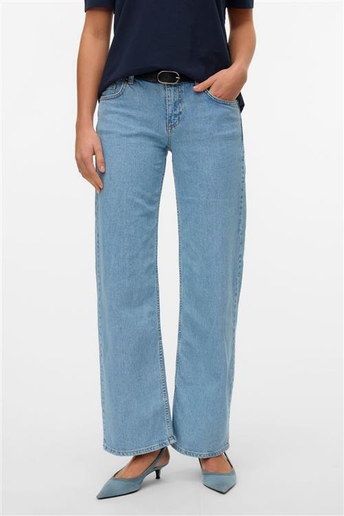 Alexis Lav Talje Denim Jeans - Lys Blå Denim - 28/32 - Vero Moda