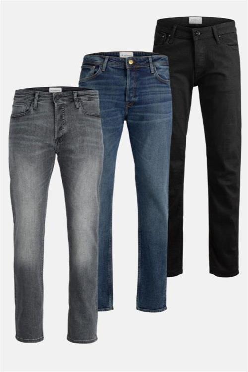 3 stk. Originale Performance Jeans (Regular) - Pakketilbud - Herre - Default Title - TeeShoppen