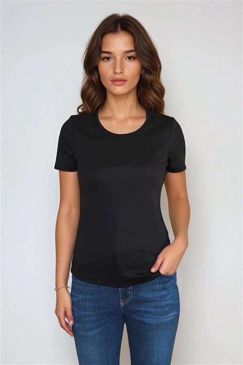 Basic Tight T-shirt - Sort - XL - TeeShoppen