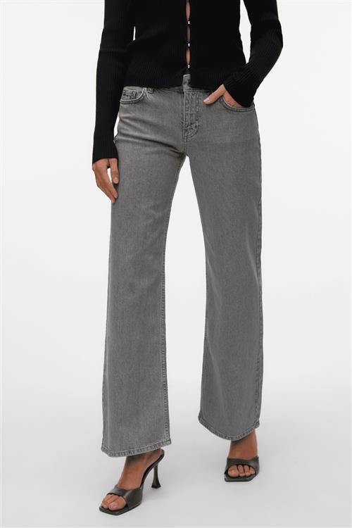 Alexis Lavtaljede Denim Jeans - Lys Grå Denim - 29/32 - Vero Moda