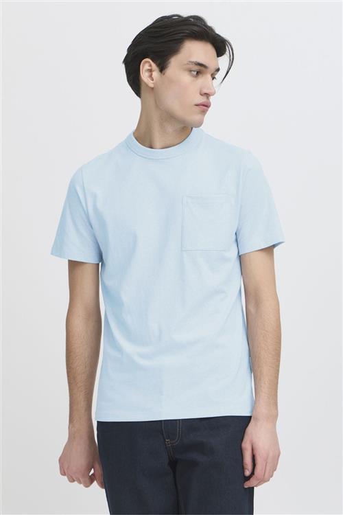T-shirt Med Lomme - Lyseblå - 2XL - TeeShoppen
