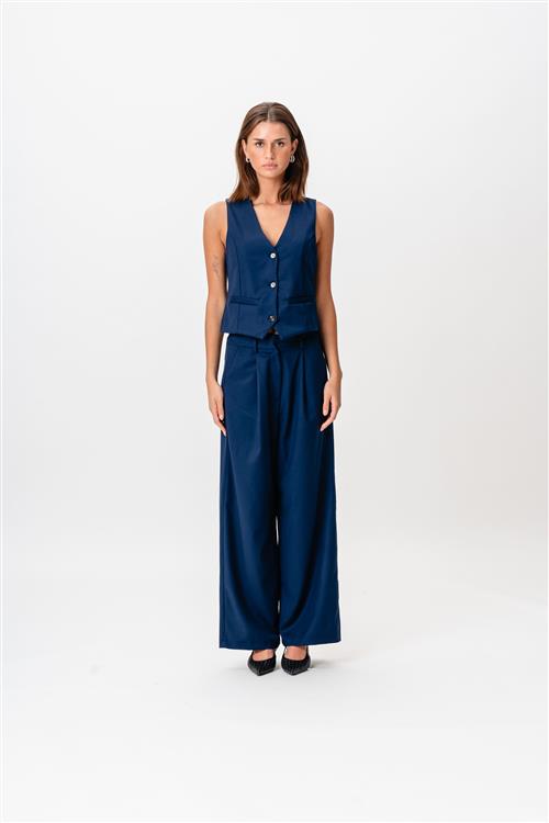 Nadia Vest og Pants (Navy) - Pakketilbud - Default Title - TEESHOPPEN