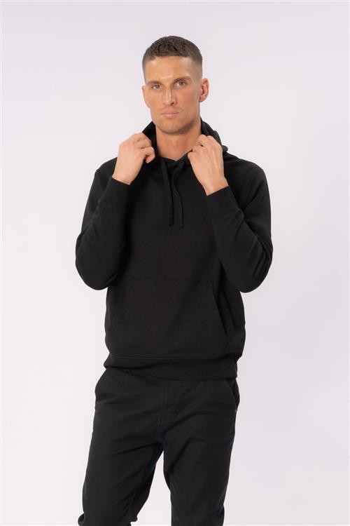 Essential Hoodie - Sort - L - TeeShoppen