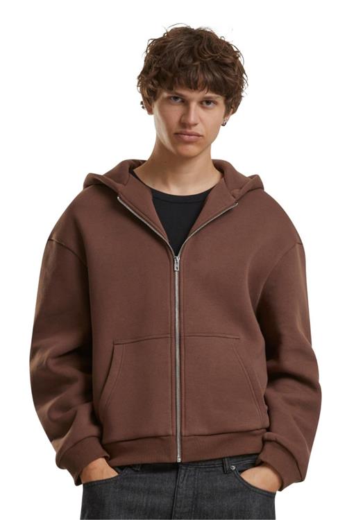 Everyday Zip Hoodie - Brun - 2XL - TeeShoppen