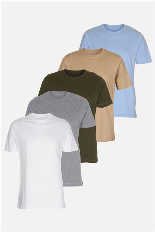 5 stk. Basic T-shirts – Pakketilbud - Herre - Default Title - TeeShoppen
