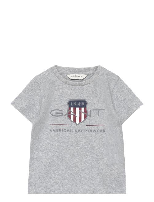 Archive Shield Ss T-Shirt GANT Grey