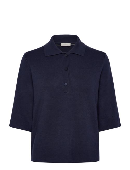 Pullover From Freequent In A Soft, Fine-Knit Material. The Pullover Has An Elega FREE/QUENT Navy