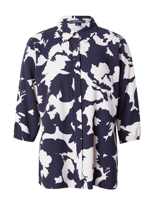 COMMA Bluse  beige / navy