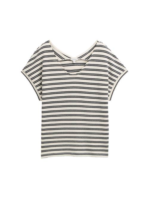 TOM TAILOR Shirts  sort / offwhite