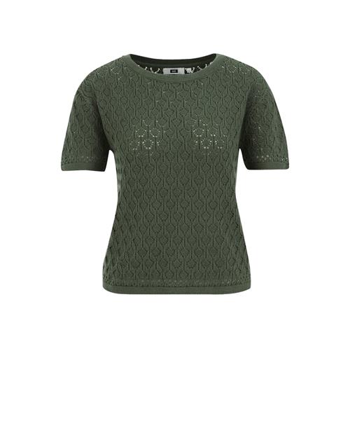 WE Fashion Pullover  mørkegrøn