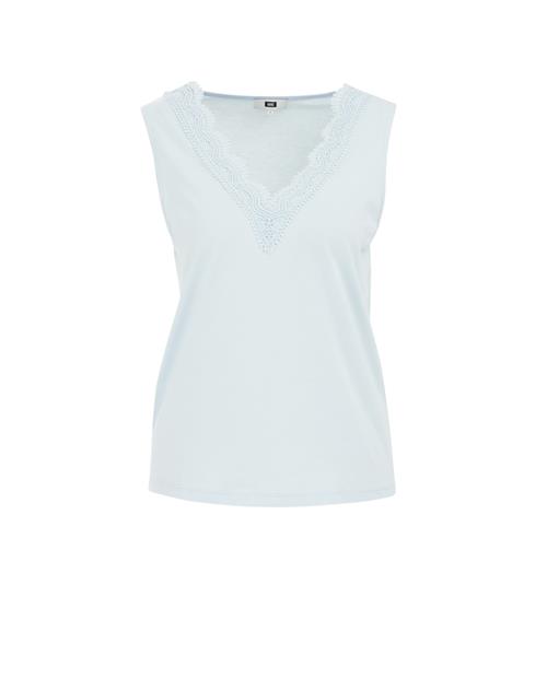 WE Fashion Overdel  lyseblå
