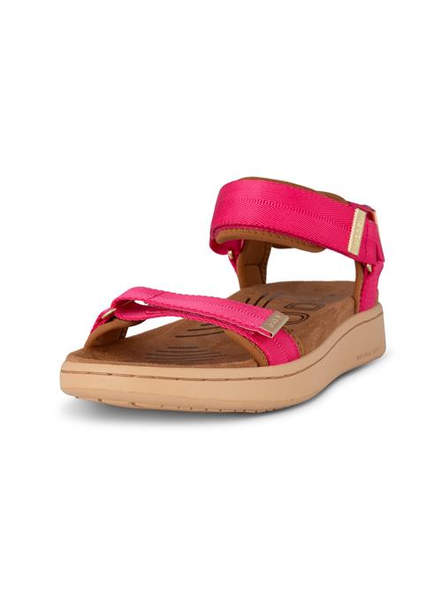 WODEN Sandaler 'Line'  karamel / pink