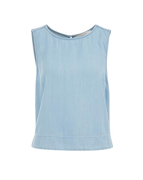 WE Fashion Bluse  lyseblå