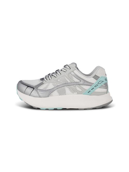 WODEN Sneaker low 'Freja Runner'  himmelblå / sølvgrå / lysegrå / hvid