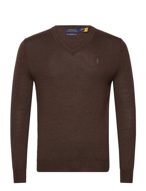 2/30 Merino Wl Rws-Lsl-Plo Polo Ralph Lauren Brown