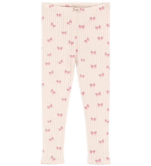 Konges SlÃ¸jd Leggings - Minnie - Rosia Bow m. HulmÃ¸nster