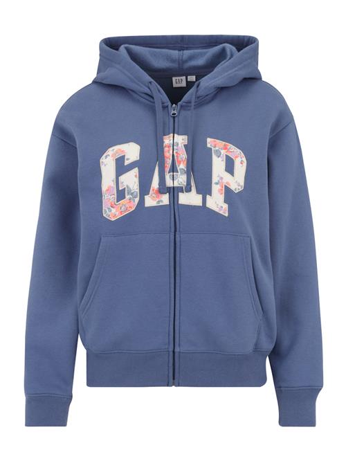 Gap Petite Sweatjakke 'HERITAGE'  beige / marin / dueblå / rød