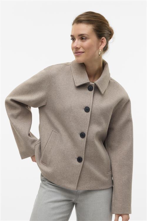 Fortunemie Kort Jakke - Moon Rock - XS - Vero Moda