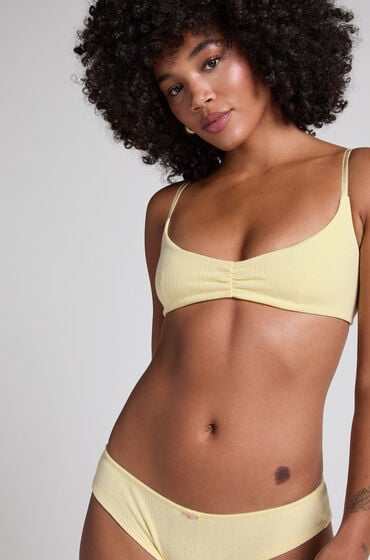 Hunkemöller Pointelle bralette Gul