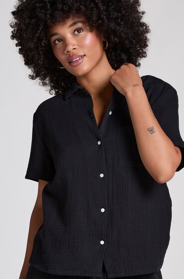 Hunkemöller Muslin jakke sort