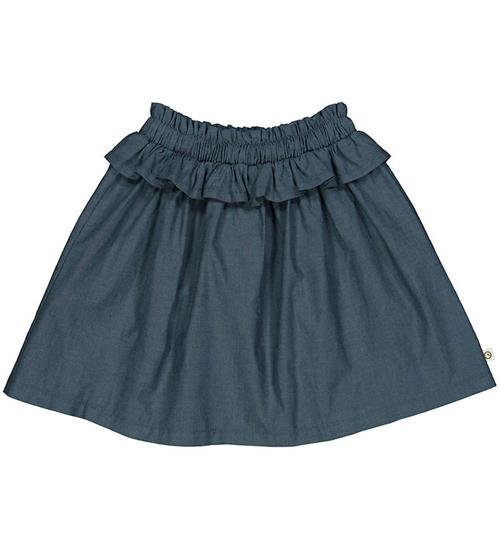 MÃ¼sli Nederdel - Frill - Chambray