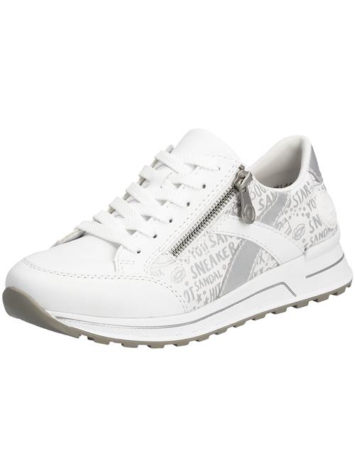 Se Rieker Sneaker low  sølv / hvid ved About You