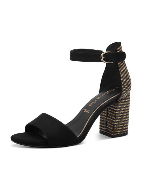 Tamaris Sandaler med rem  gylden gul / sort