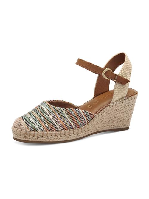 Tamaris Espadrillaer  beige / lyseblå / lysegrøn / lyseorange