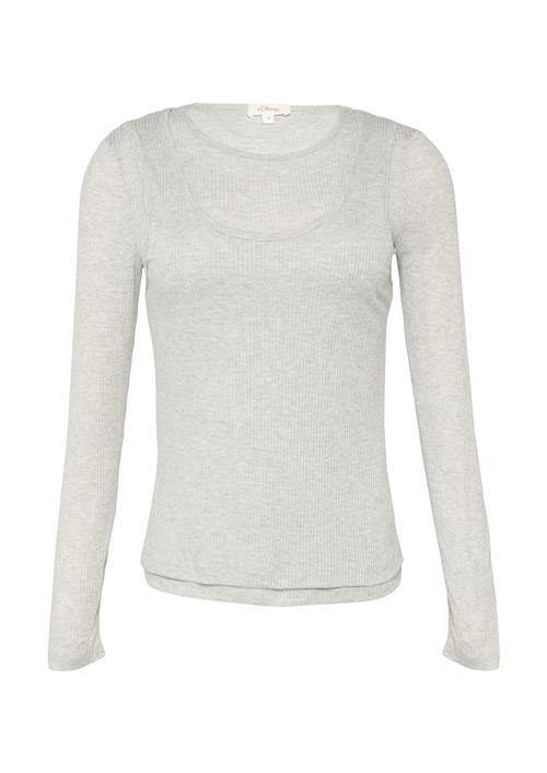 s.Oliver Shirts  grå-meleret