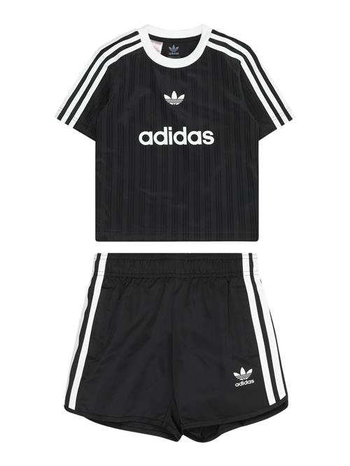 ADIDAS ORIGINALS Sportsdragt 'FOOT'  sort / hvid